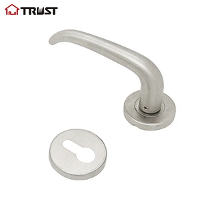 TRUST TH033-SS Door Handle Lever with Modern Contemporary Slim Round Design